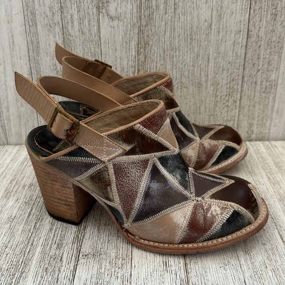Freebird by Steven Patchwork Mules - Picture 1 of 9